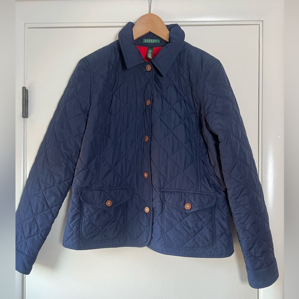 Lauren Ralph Lauren LRL Quilted Jacket Coat Preppy Chic Old Money Quiet Luxury